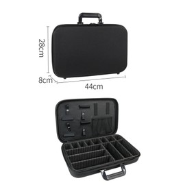 perfeclan Friseurtasche, Haarwerkzeuge, Reisetasche, Friseur-Reisetasche, Haar-Make-up-Salon-Organizer-Tasche, schwarze Friseur-Reisetasche