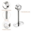 sourcing map 4 Pcs Ceiling Mount Bracket, Wardrobe Pipe Bracket,