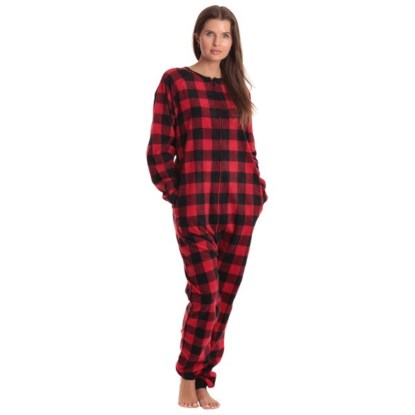 Just Love Printed Flannel Adult Onesie Pajamas 95813-1A-M