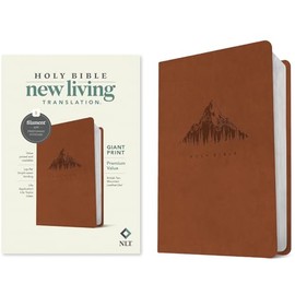 NLT Giant Print Premium Value Bible, Filament Enabled (LeatherLike, British Tan Mountain)