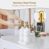 GCWSTJK Glass Dish and Hand Soap Dispenser Set - Kitchen