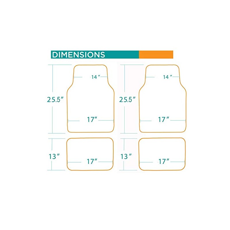 SS Carpet Floor Mat with Red SS on Front and