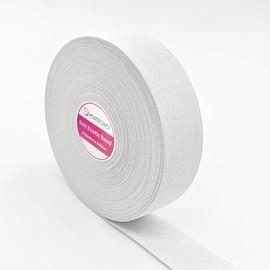 Dreamlover Elastic Bands for Sewing, White, 1 Inch x 12 Yard