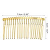 VOCOSTE Pack of 4 Anti-Slip Hair Side Combs Accessories Metal
