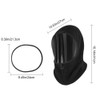 Outdoor Balaclava with Clear Windshield Winter Gear Flannel Lined Hood