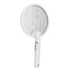 2 in 1 Electric Fly Swatter Rotatable Fly Killer Light