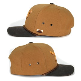 Paramount Outdoors Golden Retriever Baseball Cap for Men with Wax Cloth Visor on Heavy Cotton Canvas Fabric (Tan - OSFA)