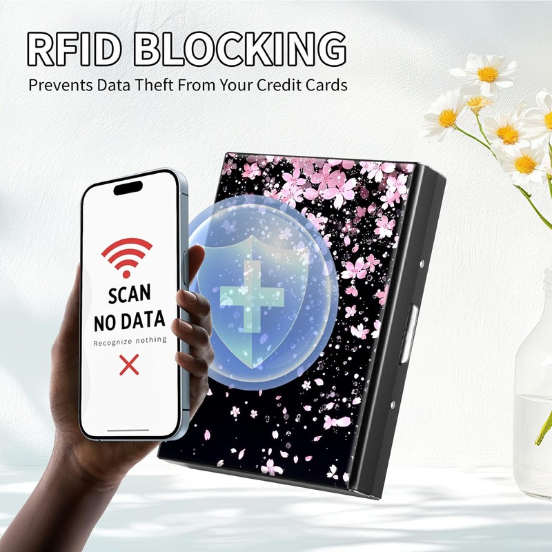 DIGTIALL for Men & Women RFID Blocking Metal Wallet -