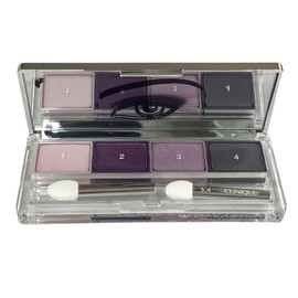 Clinique All About Shadow Quad - 10 Going Steady - Long Wearing Purple Hues NIB