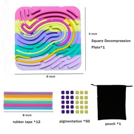 Sensory Activity Board Sensory Toys for Kids | Sensory Stress Relief for Ages 3+ and Adults | Anxiety Stress Calming for Autism ADHD and ADD