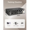 HOSONGIN USB Audio Interface for PC and Mac Recording Music,