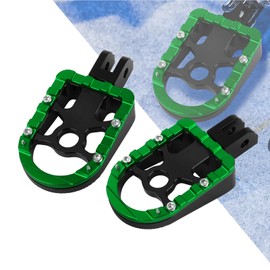 HDBUBALUS Motorcycle Rider Foot Pegs Front Footpegs Footrest Pedals Fit for Sport Glide FLSB Street Bob FXBB FXBBS Low Rider FXLR FXLRS Breakout FXBR FXBRS FXST 2018-2025 (Green)