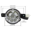 12V 14 LEDs Front Head Light Lamp 3 Wire Buckle
