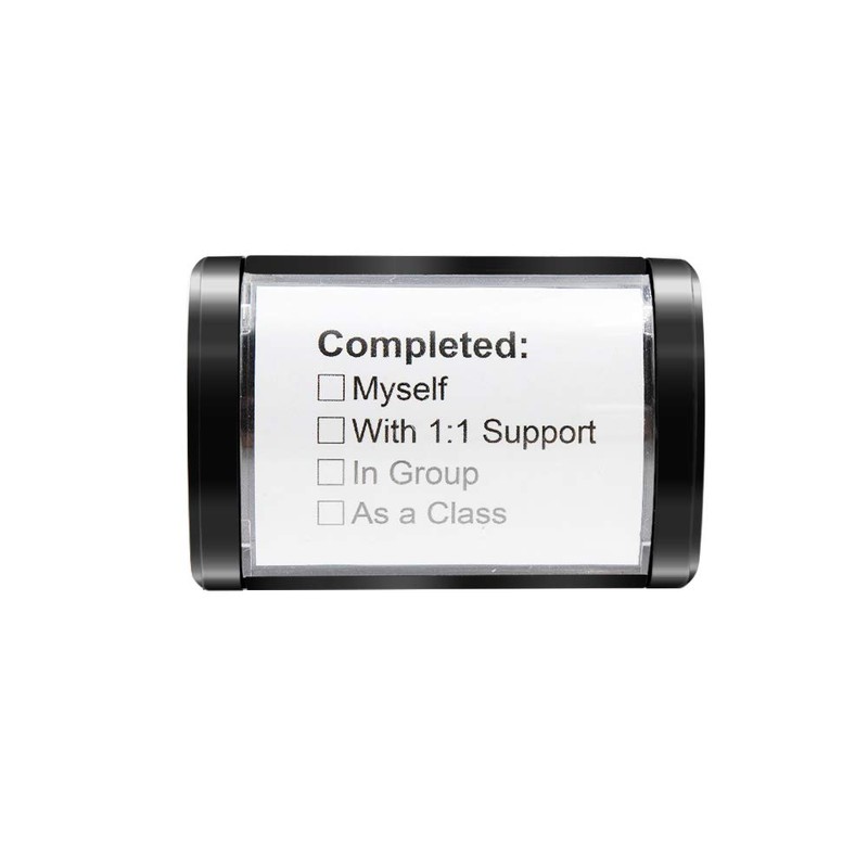 Completed - Self Inking Teacher Stamp - Black Ink