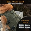 DNALLRINO No Pull Tactical Dog Harness for Medium and Large