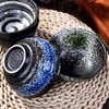 LMRLCS Japanese Kiln-formed Ceramic Bowl Set of 4 for Cereal,