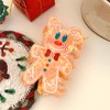 Christmas Hair Clips Gingerbread Man Hair Claw Clips Large Cute