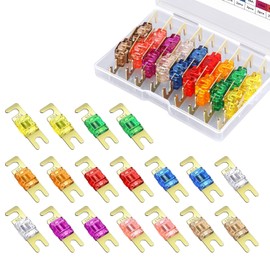 18-Piece Mini ANL Fuse Pack for Automotive and Marine Systems