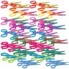 Playtastic Kids Decorative Scissors: 40 Pieces Kids Craft Scissors Set