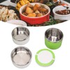 Stackable Stainless Steel Thermal Lunch Container Leakage Proof Retain Freshness