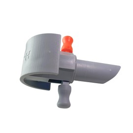 Generic HLOCK Temporary High-Resistant, Self-Closing Plastic Latch/Lock for Secure Door Protection - Ideal for Construction Sites, Offices, and Homes - Easy Installation and Peace of Mind