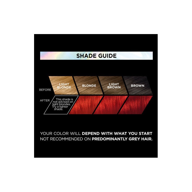 L'Oreal Preference Vivids Permanent Hair Colour 8.624 Bright Red