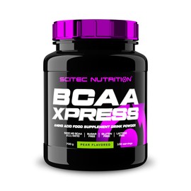Scitec Nutrition BCAA Xpress, Zucker-, Gluten- & Laktosefrei, 5g reine BCAA, Muskelaufbau & Wachstum, 2:1:1 Aminosäurenverhältnis, aromatisiert & leicht zu mischen, 700 g, Birne