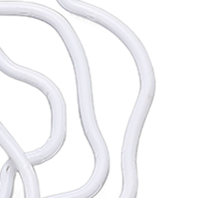 100pcs Rose Shape Paper Clips Increased Slip Resistance Lightweight Metallic