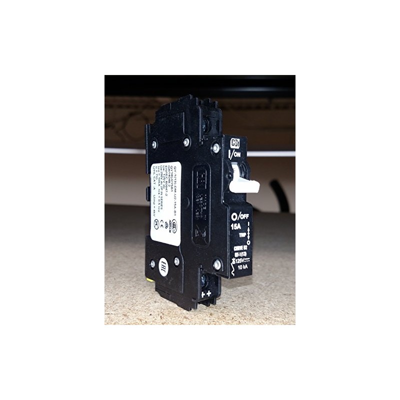 CBI, QY-1-13-DM-U2-15A-B1, Mini Circuit Breaker Single Pole, Din Rail Mounting