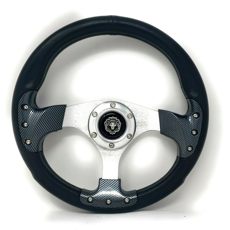 New World motoring Boat Steering wheel W/ Adapter 3 spoke