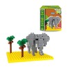Microbricks - Deluxebase Elephant Mini Block Safari Puzzle Easy to