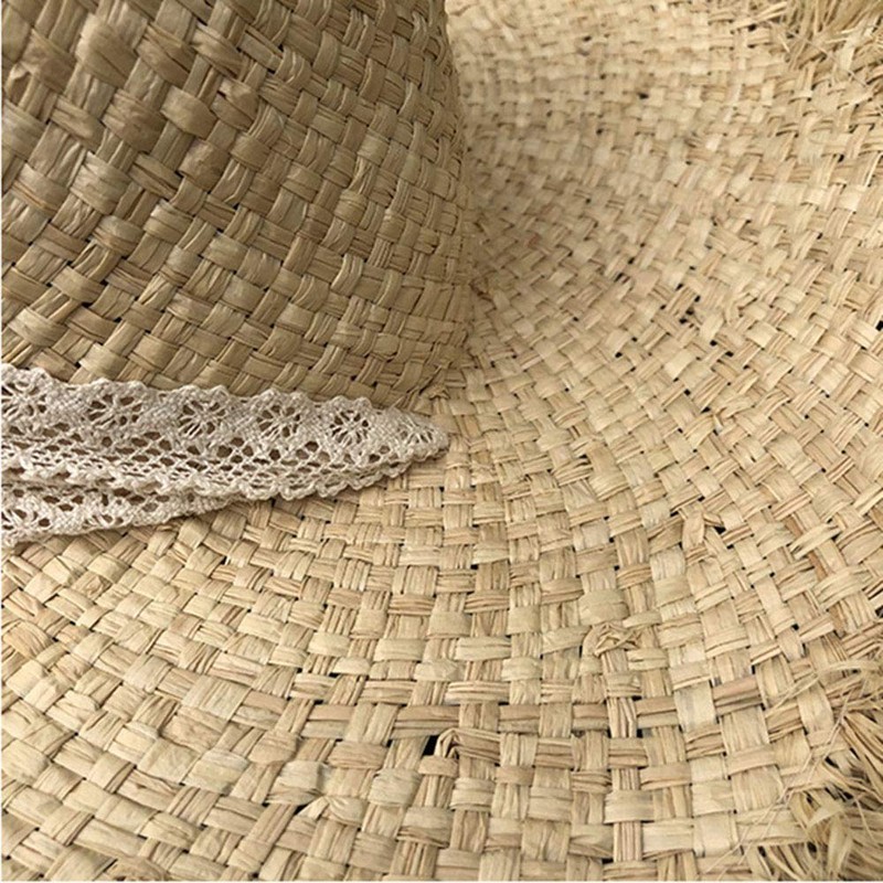 Straw Hat, Women's, Sun Protection Hat, Sun Visor, Ribbon Chin