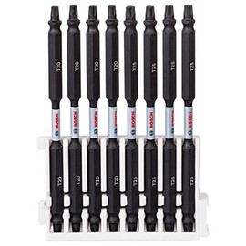 Bosch Professional 8-Piece Double Screwdriver Set (impact Control, T Bits, Length: 110 mm, Pick and Click, Accessories Impact Wrench Drill)