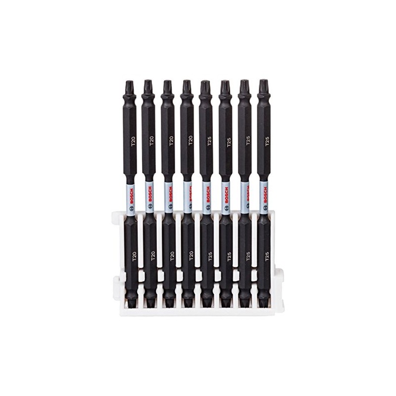 Bosch Professional 8-Piece Double Screwdriver Set (impact Control, T Bits,