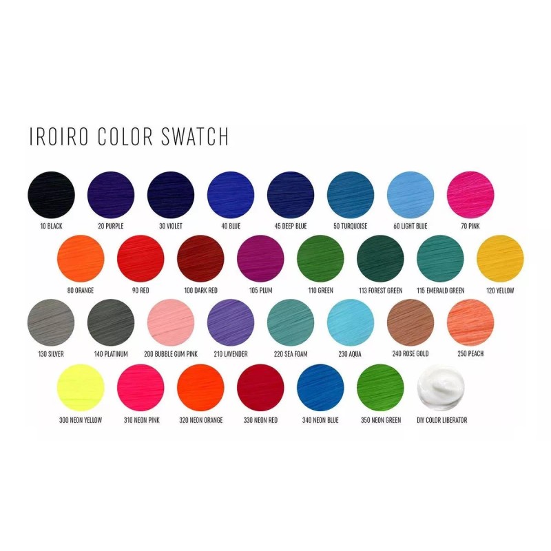 Iroiro Color De Cabello Semipermanente Natural 310 Rosa Neón
