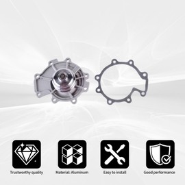 KAYULONE AW4091 Water Pump Kit with Gasket Compatible with 2001-2003 Ford Escape Taurus, Mazda MPV Tribute, Mercury Cougar Sable, Engine 3.0L 2.5L