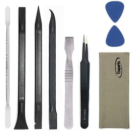 Ewparts Professional Spudger Pry Tool Kit 9PCS Plastic Pry Tool Kits Opening Tool Plastic Spudger Tool Kit Phone Screen Repair Kit Tweezers for iPhone, Laptop, iPad, MacBook, Tablet, Electronics