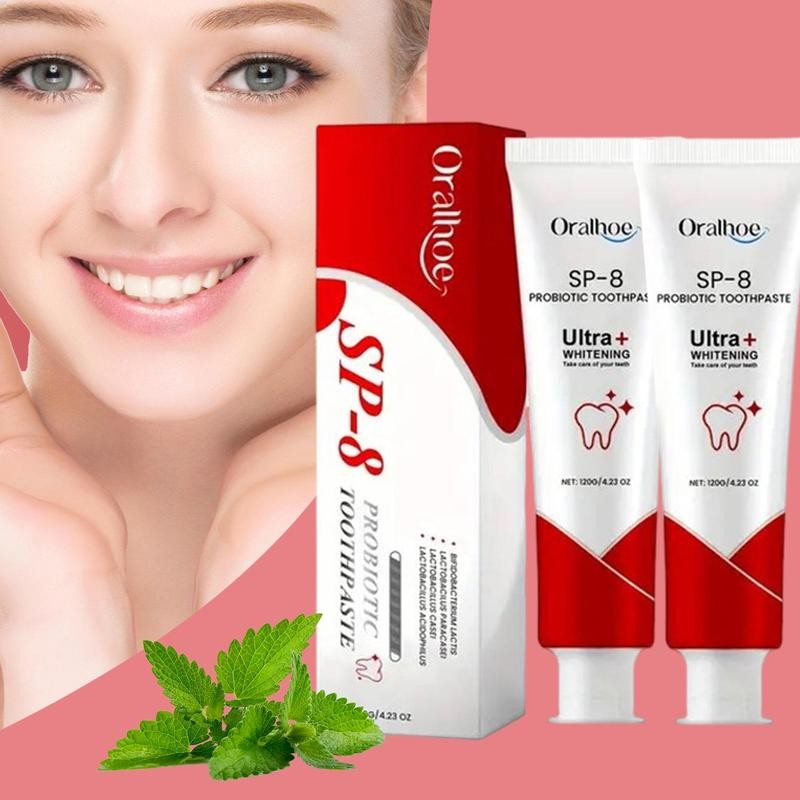5pcs Probiotic Toothpaste SP-8, Bright & White Teeth, Deep Cleaning,