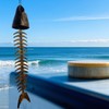 Fish Wind Chimes, Fish Bone Wind Chime, Special Fish Bone