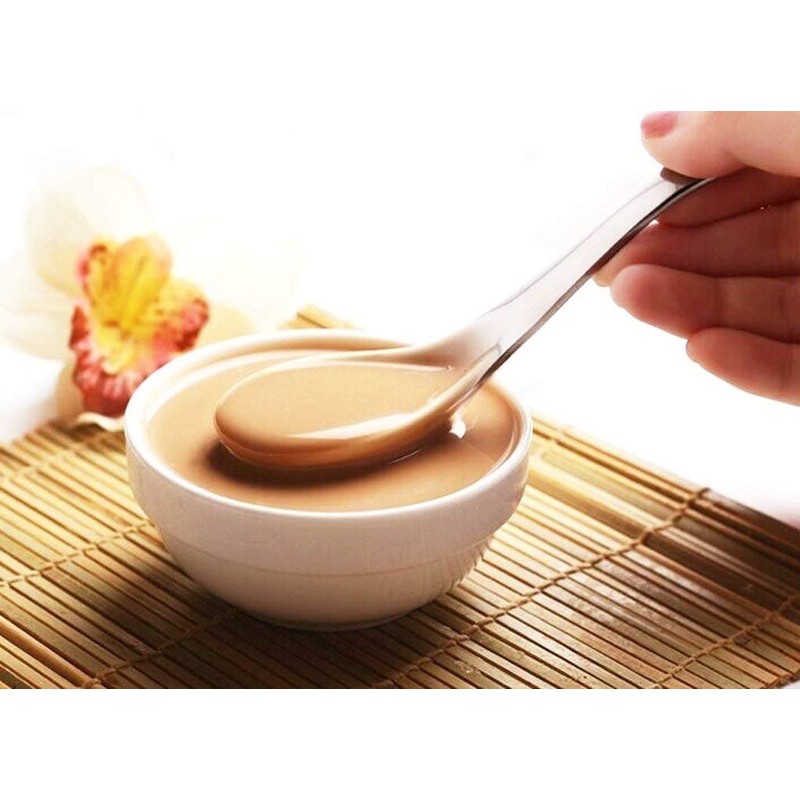 COMIART Stainless Steel Soup Spoon Set of 6, Asian Japanese