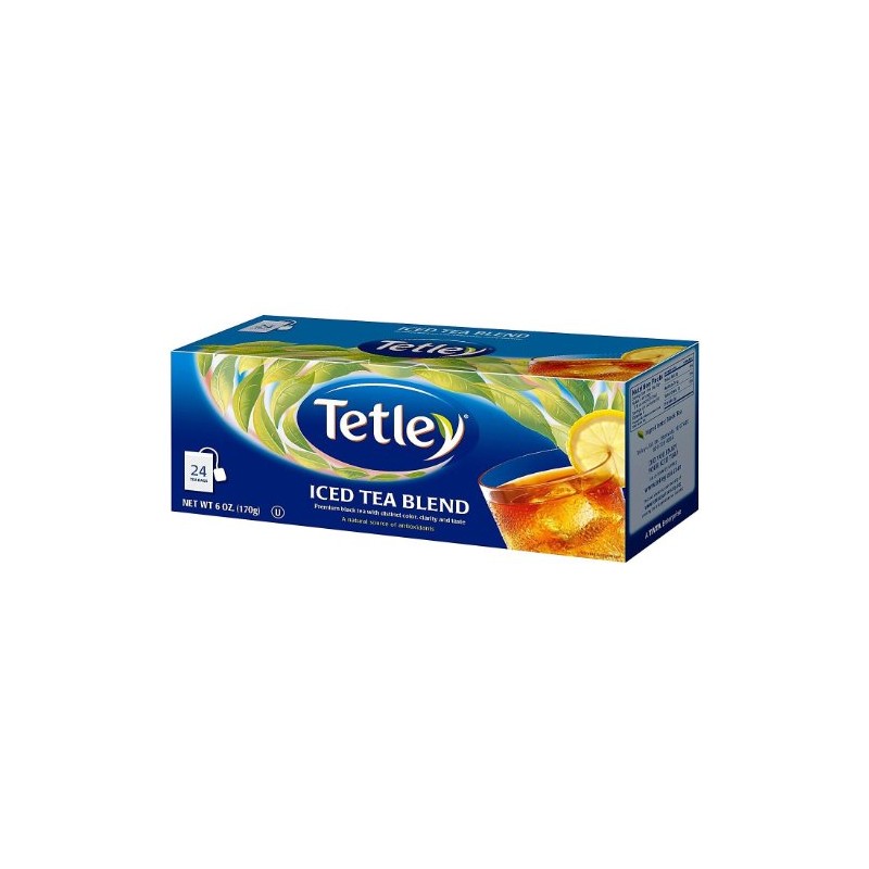 Tetley Iced Tea Blend Tea Bags, 24 count, 6 oz