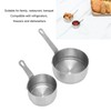 2pcs Sauce Cup 304 Stainless Steel Stackable Handle Design Mini