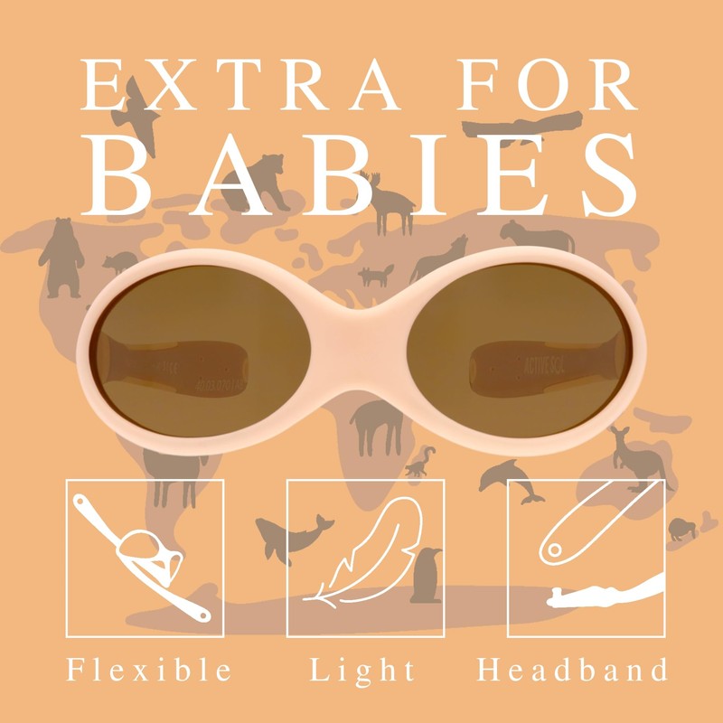 ActiveSol Baby Sunglasses Safari, 0 – 24 Months, 100% UV