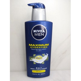 NIVEA MEN MAXIMUM HYDRATION NOURISHING LOTION 3 IN 1  16.9 OZ NWOB LOT OF 2