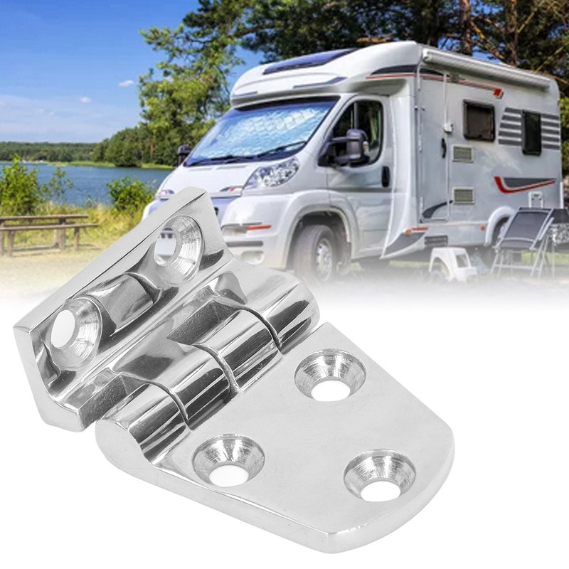 4 Pcs Boat Hinge Thickened 316 Stainless Steel Mirror Polished