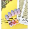 Nail Stickers Korean Messages Set of 2 with Description Black