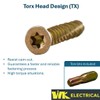 WK Electrical - Concrete Screws with Torx Bits – Zinc-Plated