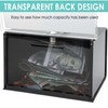 MaxGear Acrylic Donation Suggestion Box with Lock, Secure and Safe