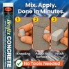 Brofix ePoxy Putty for Concrete, Industrial-Strength, Heat & Pressure Resistant,