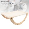 Wooden Cat Hammock Foldable Antislip Easy To Assemble Elevated Pet